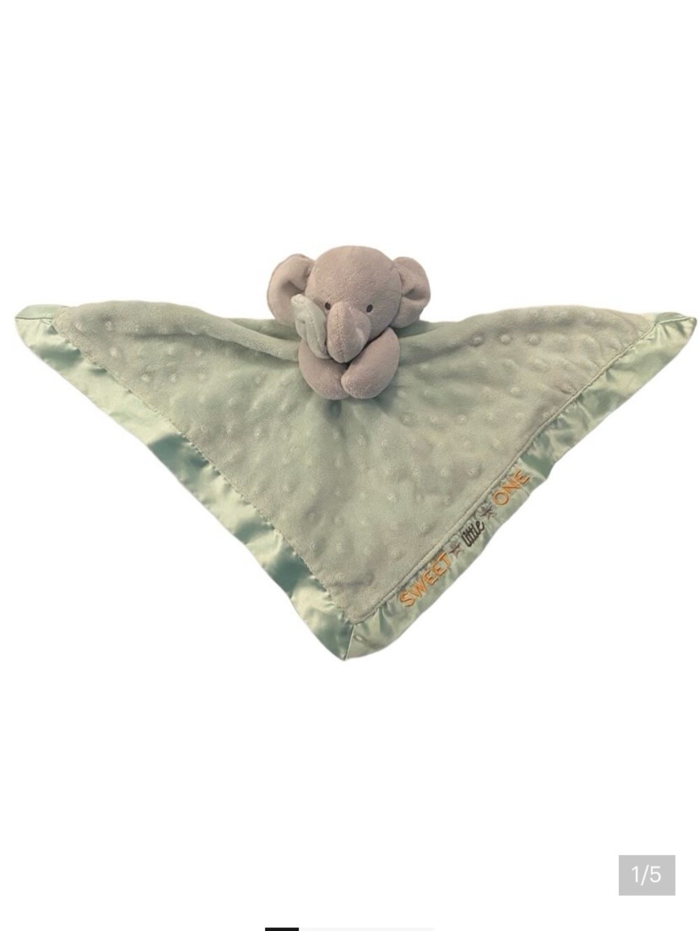Child of Mine Elephant Sweet Little One Lovey 14 inch square
